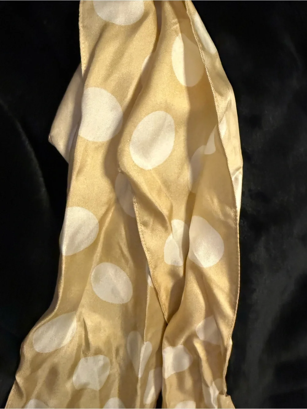 Silk Polka Dot and Stripe Scarf - Coach